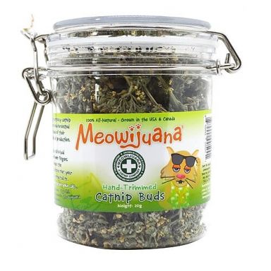 Meowijuana - Jar of Organic Catnip Buds